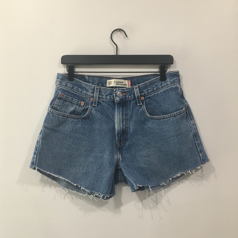 Levi's 569 Denim Cut Off Shorts